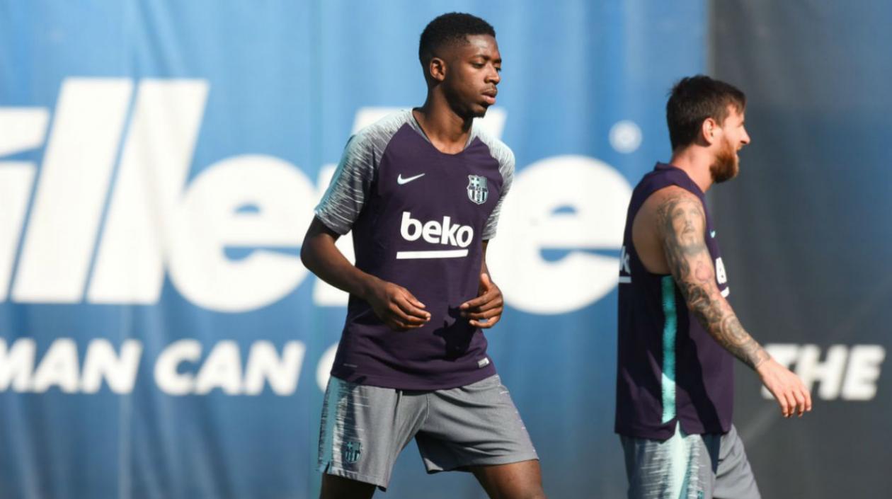  Ousmane Dembélé, jugador francés del Barcelona. 