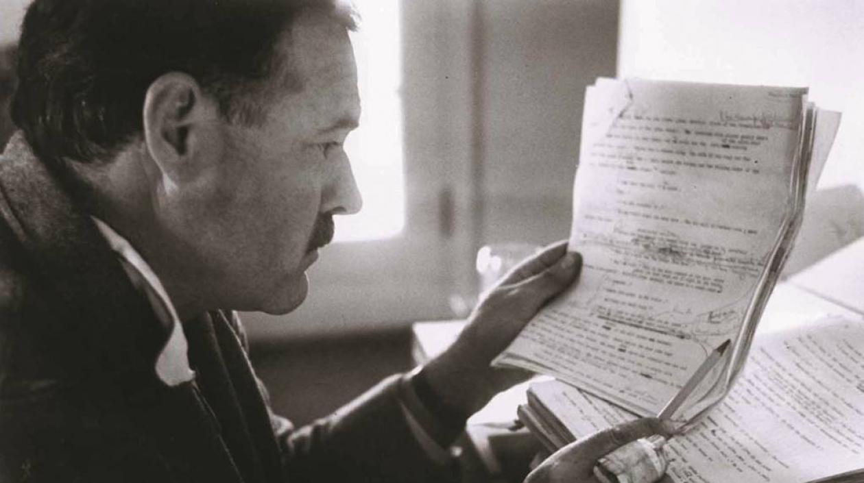 El Nobel de Literatura estadounidense Ernest Hemingway.
