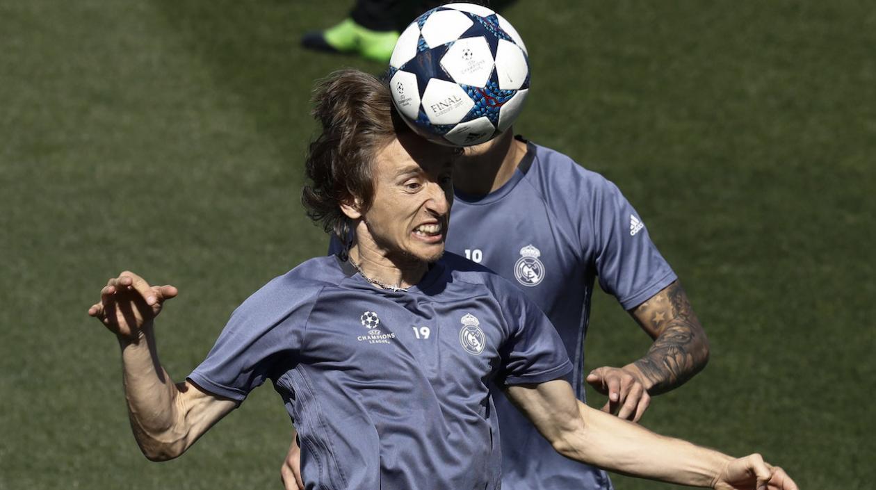 Luka Modric, gran figura de Croacia. 