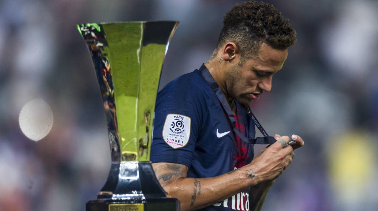 Neymar, delantero del PSG. 