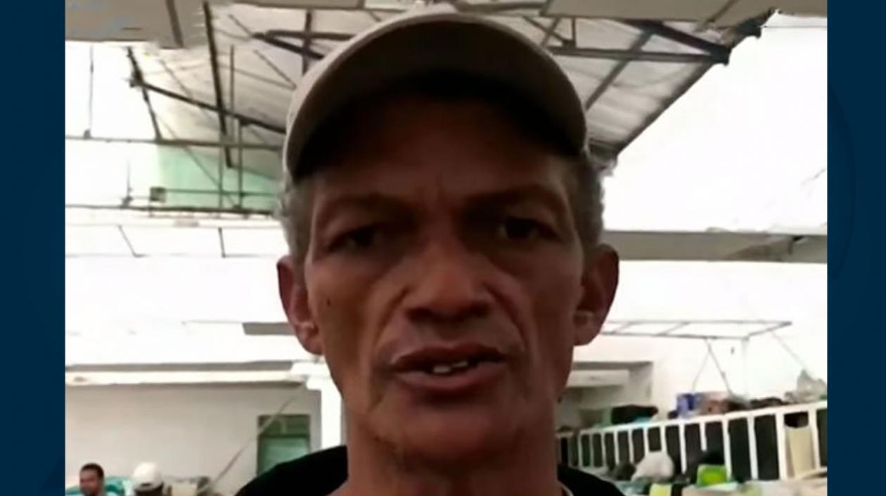 José Sarmiento, un humilde pescador del corregimiento (aldea) de Aguada de Pablo en Sabanalarga