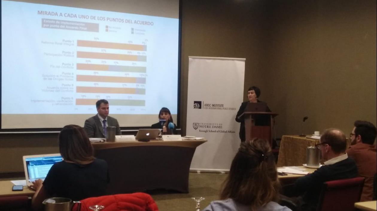 El segundo informe del Instituto Kroc sobre el estado de implementación del Acuerdo de Paz de Colombia fue entregado hoy.