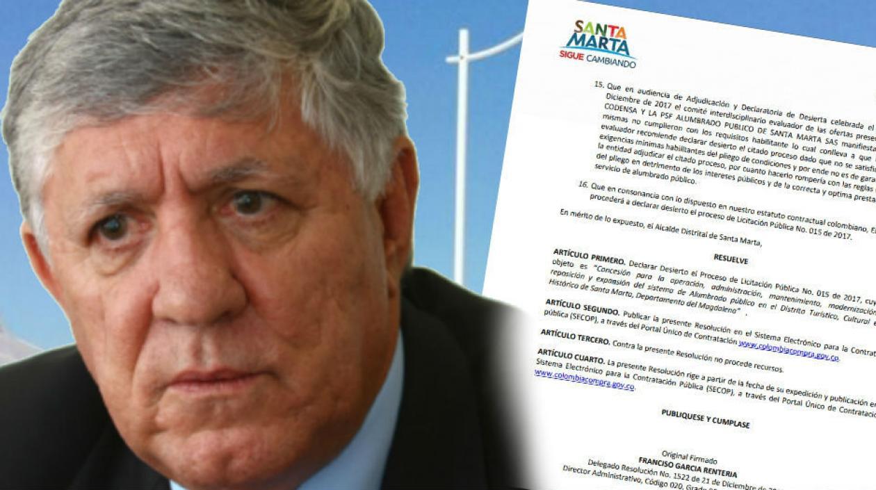 William Vélez, el megaempresario del alumbrado público y las basuras, aspira a repetir concesión en Santa Marta.