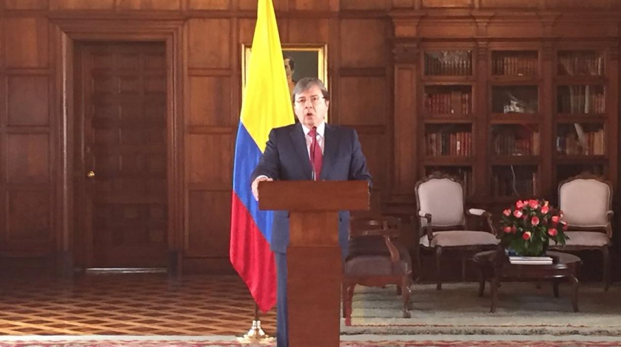 Carlos Holmes Trujillo, canciller colombiano.