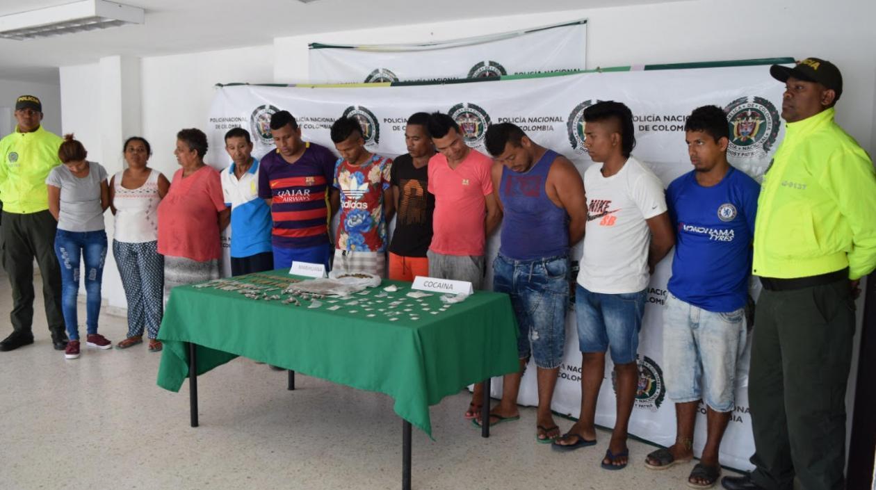 Estos son los 11 capturados por microtráfico en Baranoa y Usiacurí