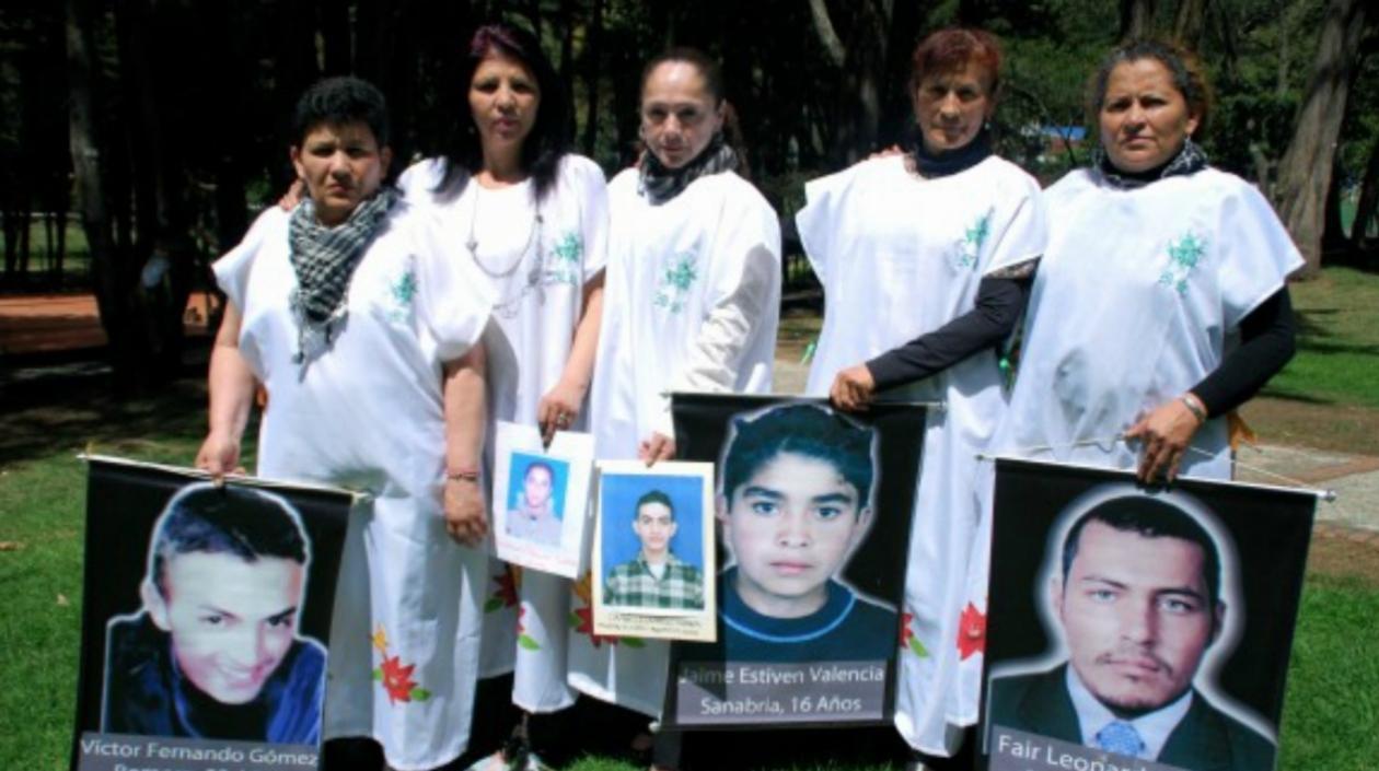 Las madres de Soacha piden justicia por la muerte de sus hijos.