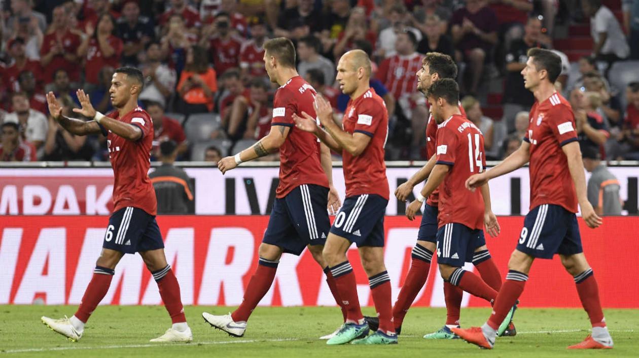 Jugadores de Bayern Múnich. 