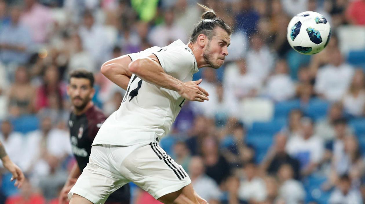 Gareth Bale en una acción del partido. 
