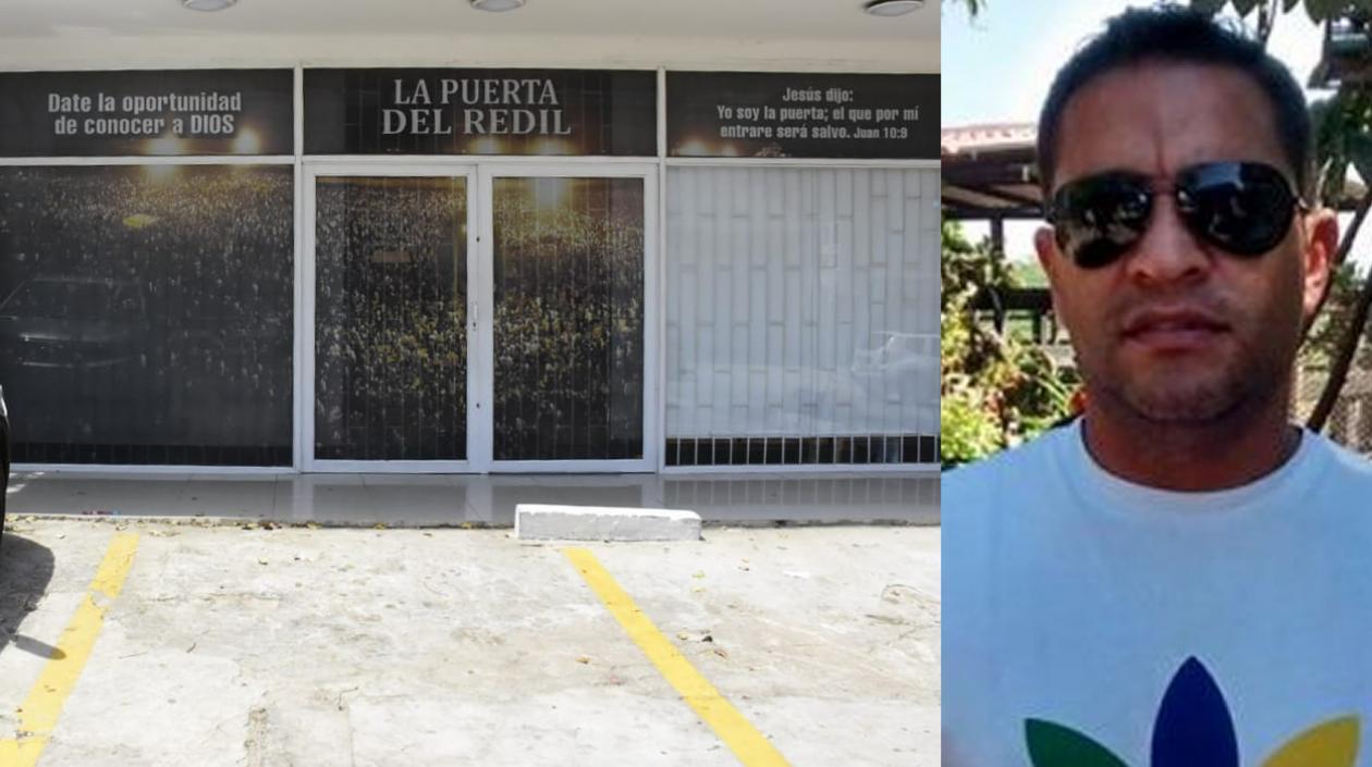 Adolfo Bernal y el lugar de los hechos.