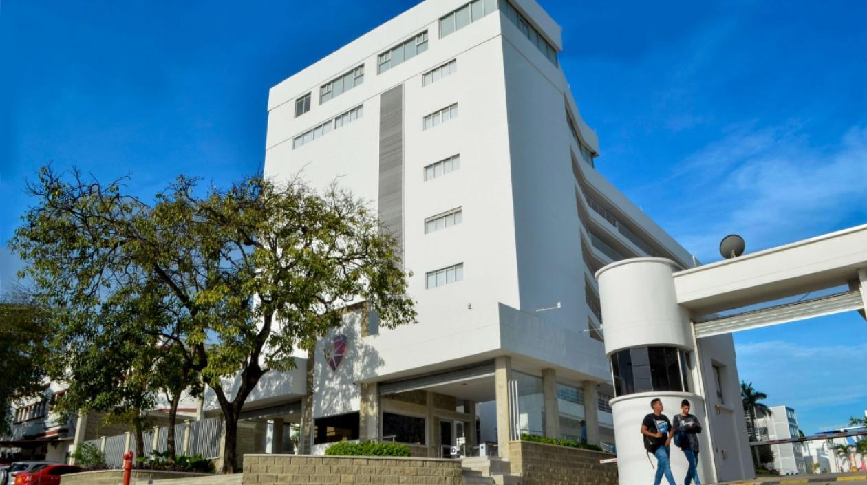 Fachada de la Universidad de la Costa. 