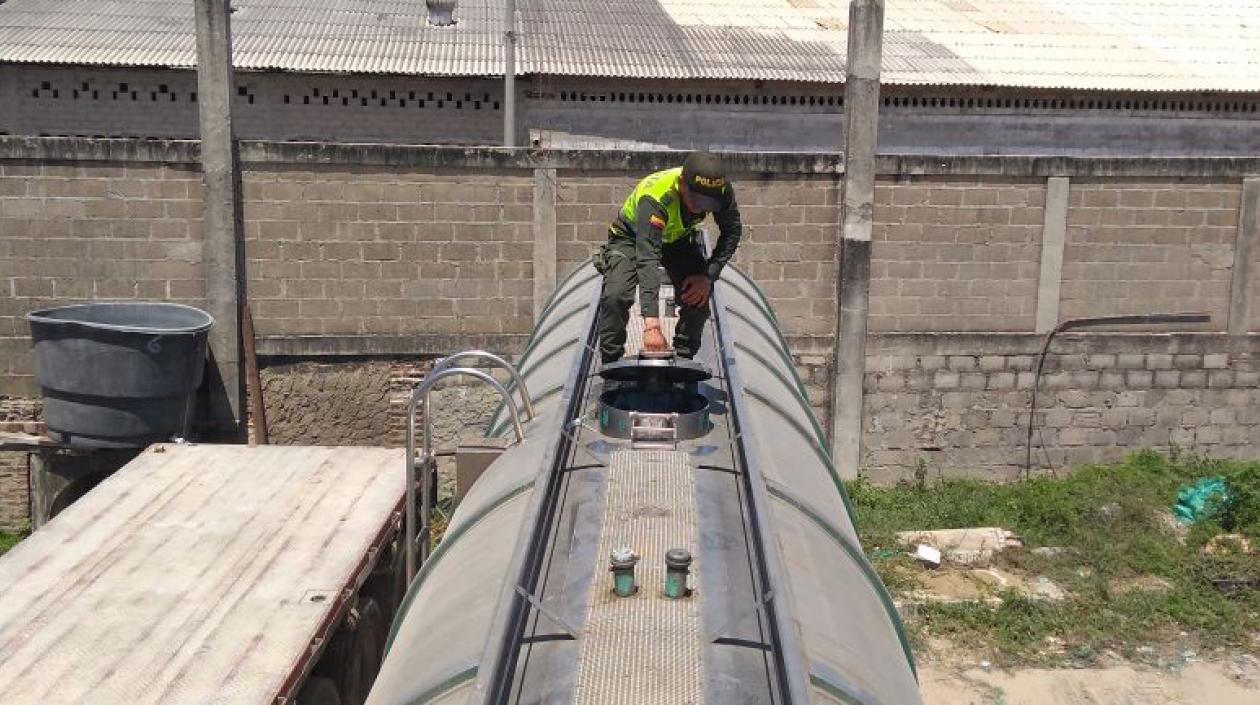 La droga fue hallada en un tractocamión.