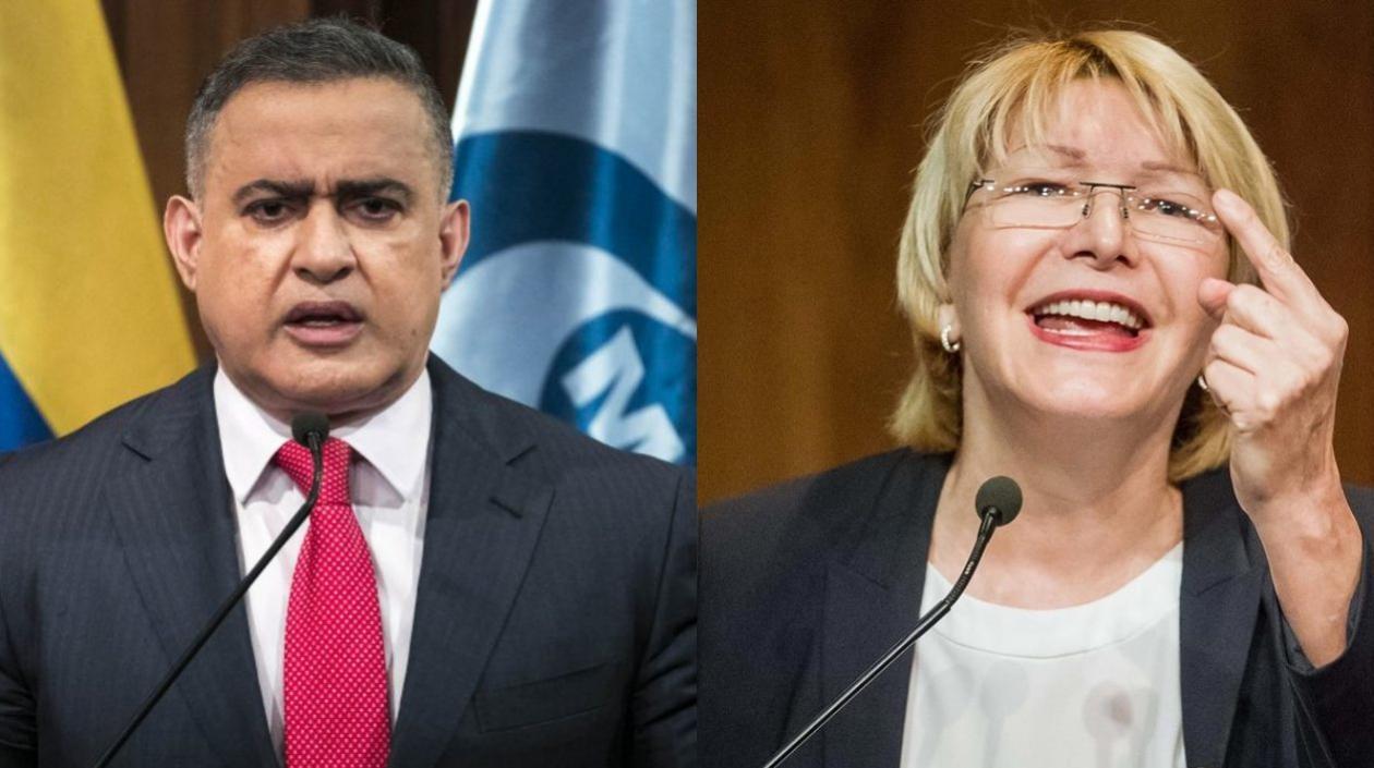 Tarek Saab, fiscal de Venezuela, y Luisa Ortega, exfiscal.