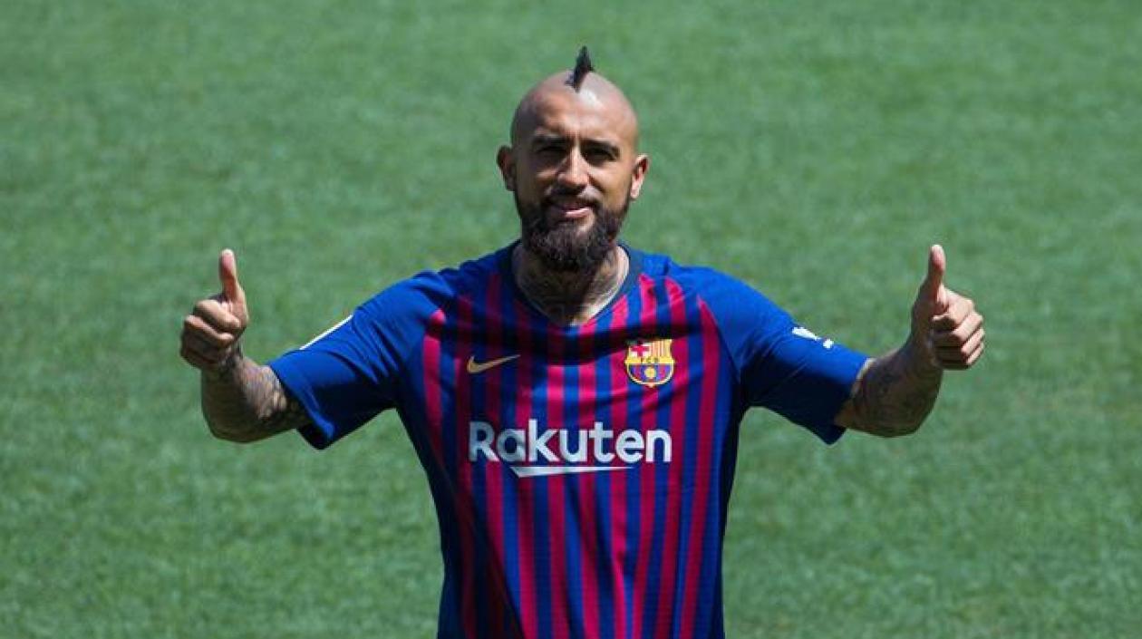 Arturo Vidal, jugador del Barcelona.