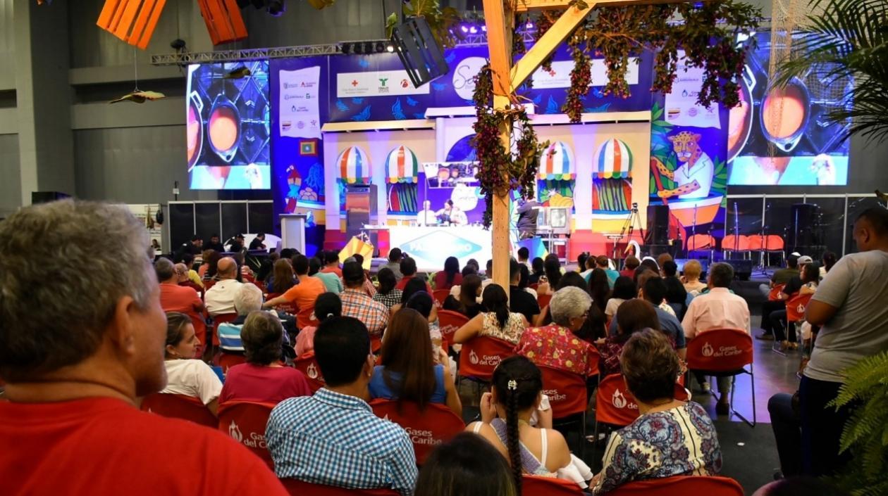 Tarima principal de Sabor Barranquilla.