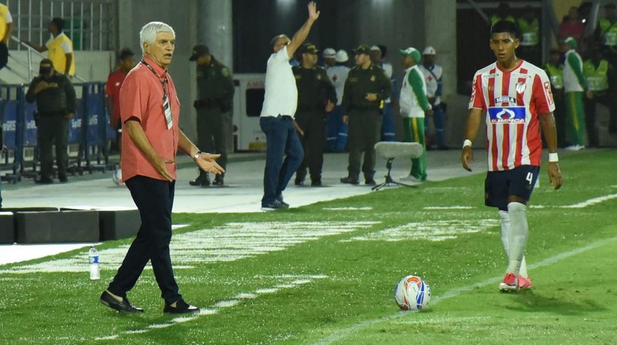 Julio Comesaña, DT del Junior.