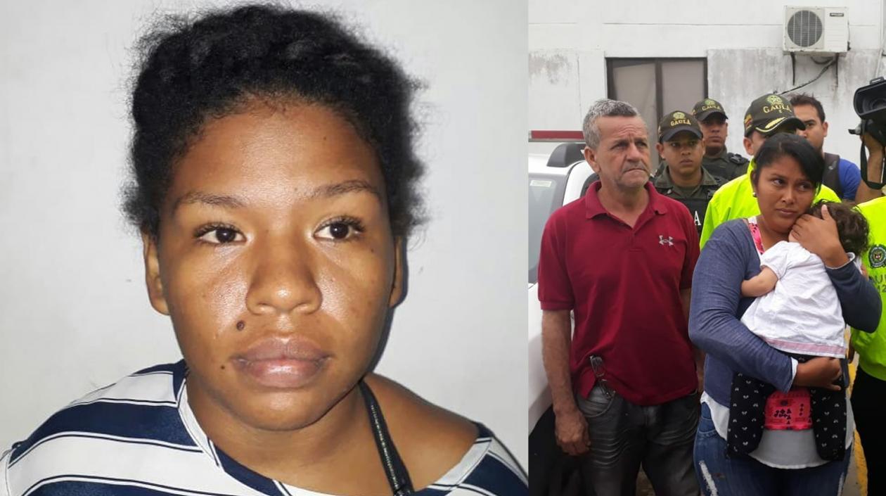 Imágenes del rescate de la bebita.