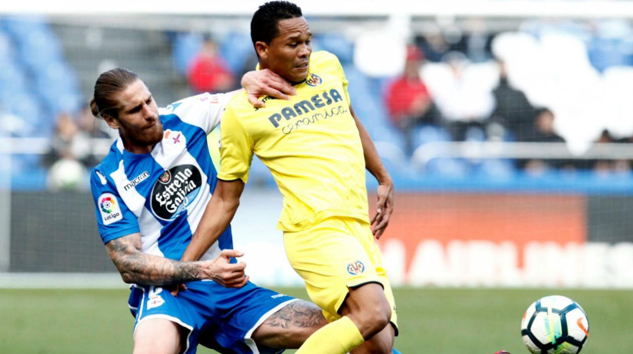 Carlos Bacca, delantero porteño. 