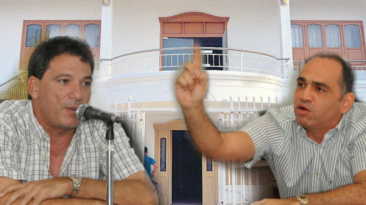 Juan Carlos Palacio (izquierda) y Carlos Pinedo (derecha) son los concejales a quienes les habrían pedido sobornos.