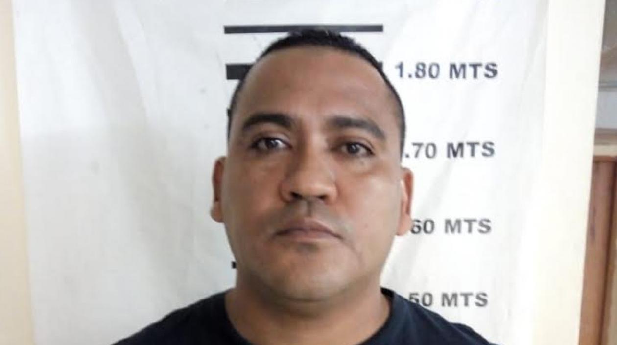 Sergio Rafael Monsalvo Fuentes, expolicía capturado.