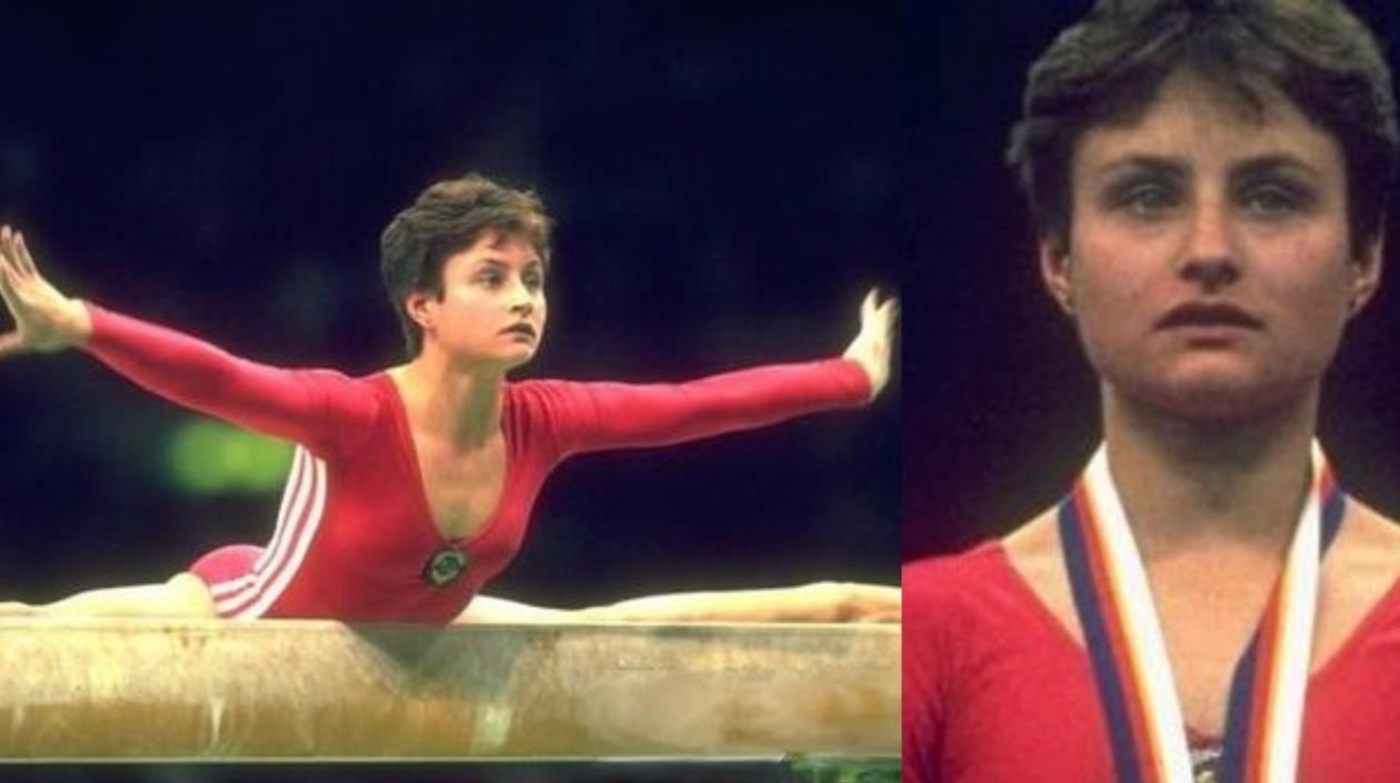 Yelena Shushunova, gimnasta fallecida.