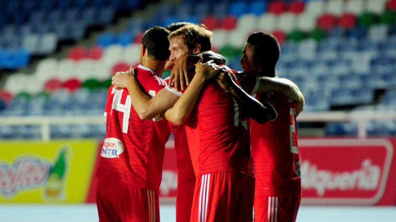 Jugadores del América de Cali. 
