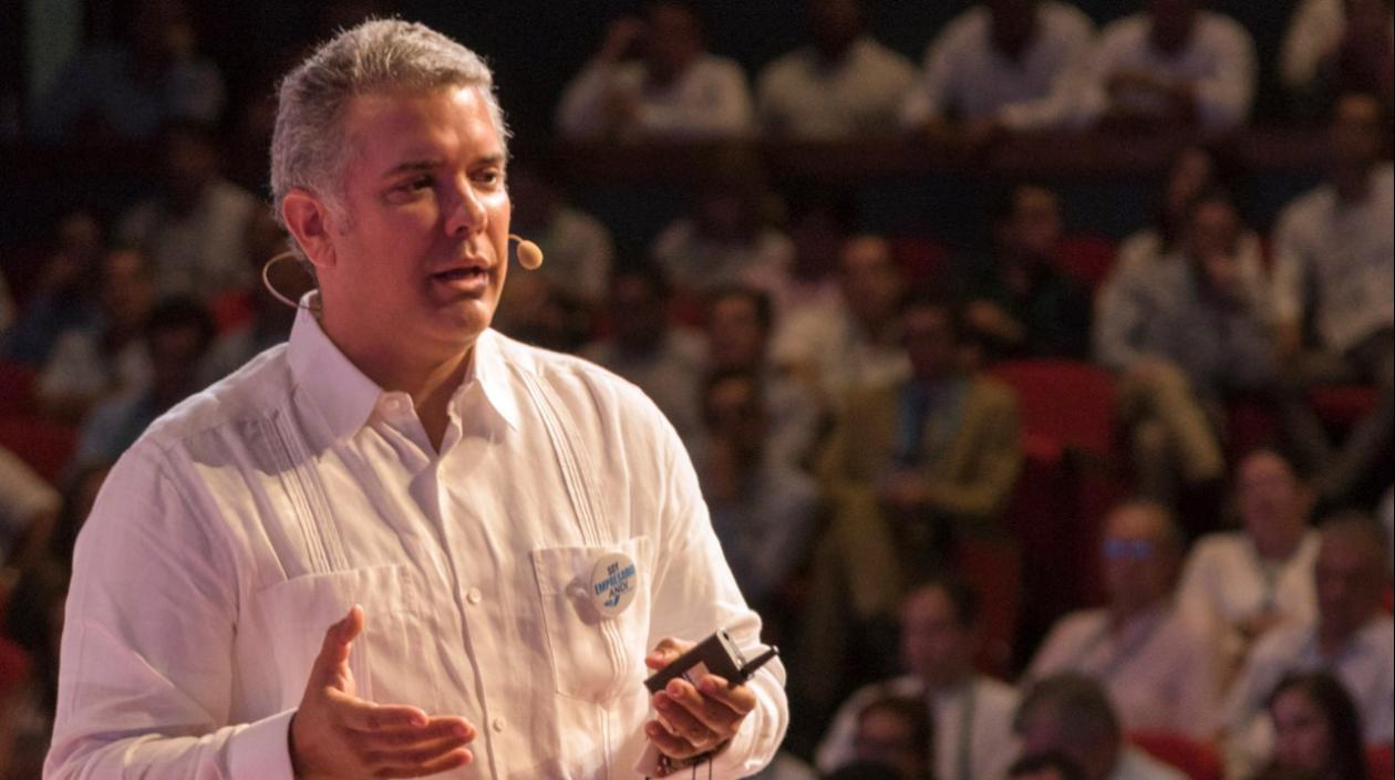 Iván Duque, presidente de Colombia.