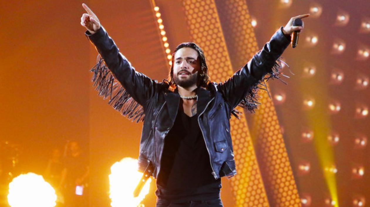 El cantante colombiano Maluma.