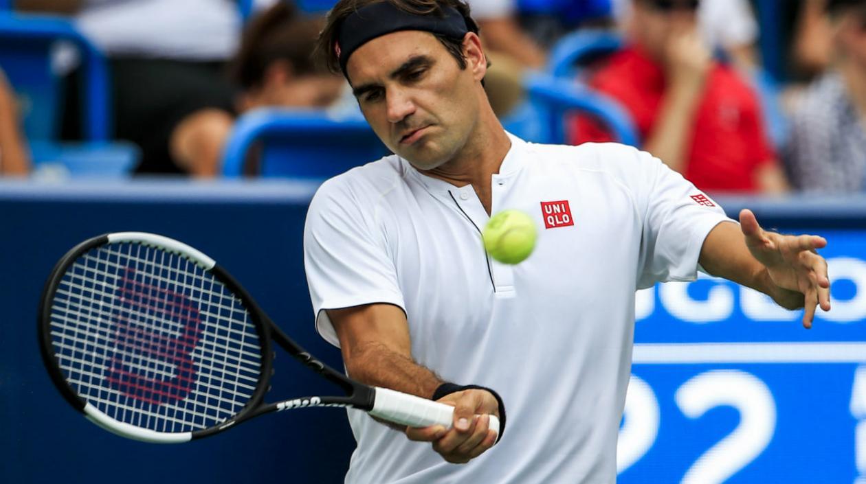 Roger Federer, tenista suizo. 