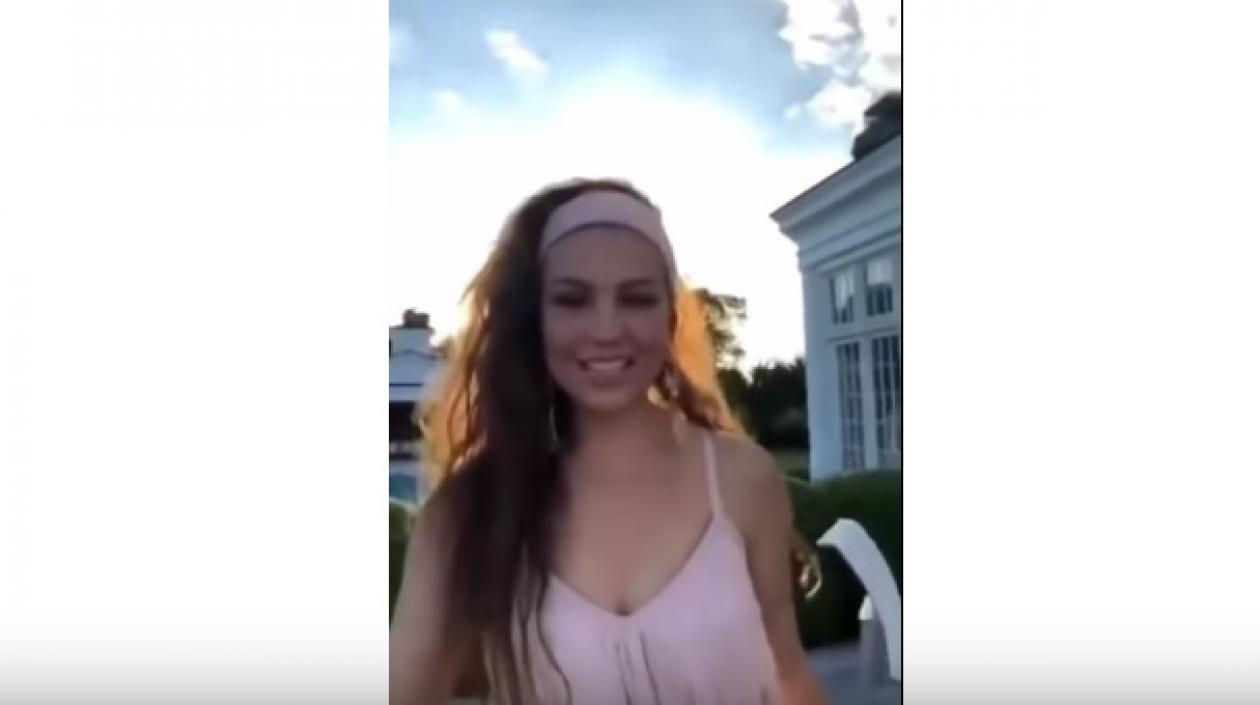 La cantante mexicana Thalía.