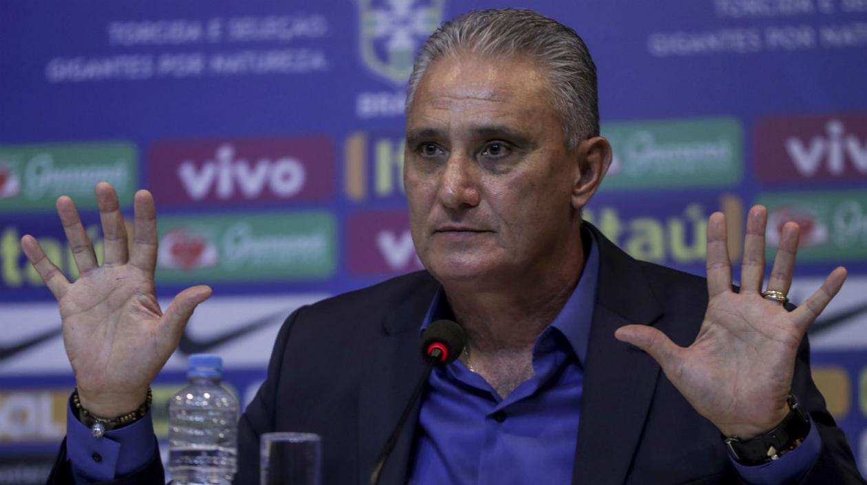 Tite, técnico de la Selección Brasil. 