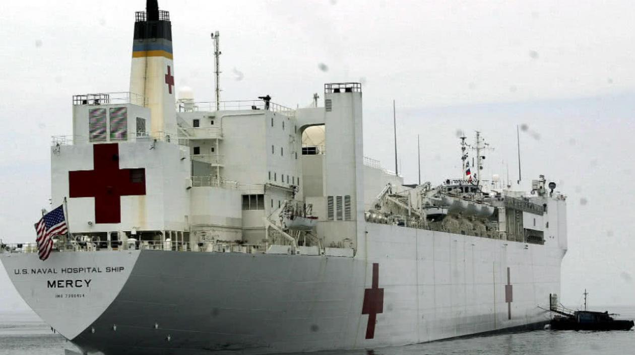Buque hospital estadounidense en "misión humanitaria"