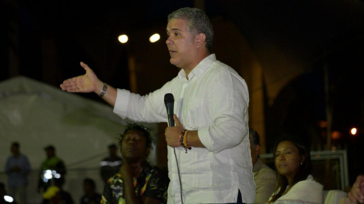 El Presidente de la República, Iván Duque. 