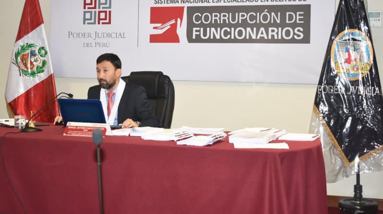 El juez peruano Manuel Chuyo.