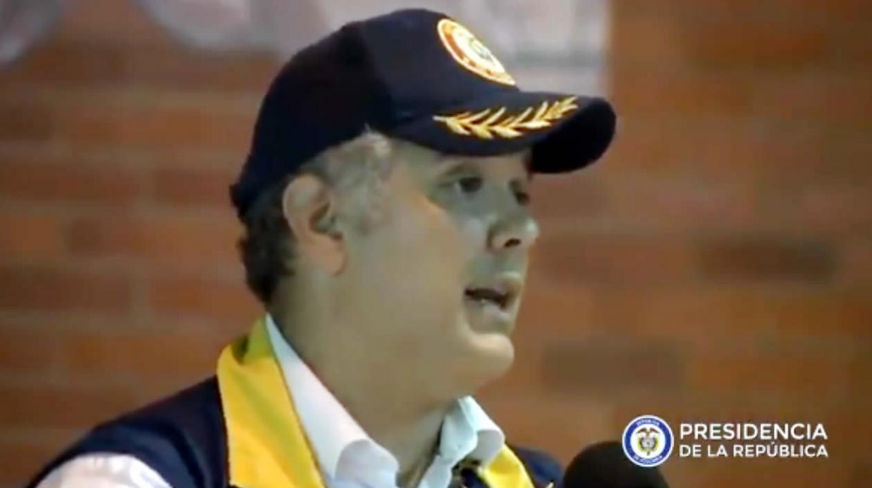El presidente Iván Duque