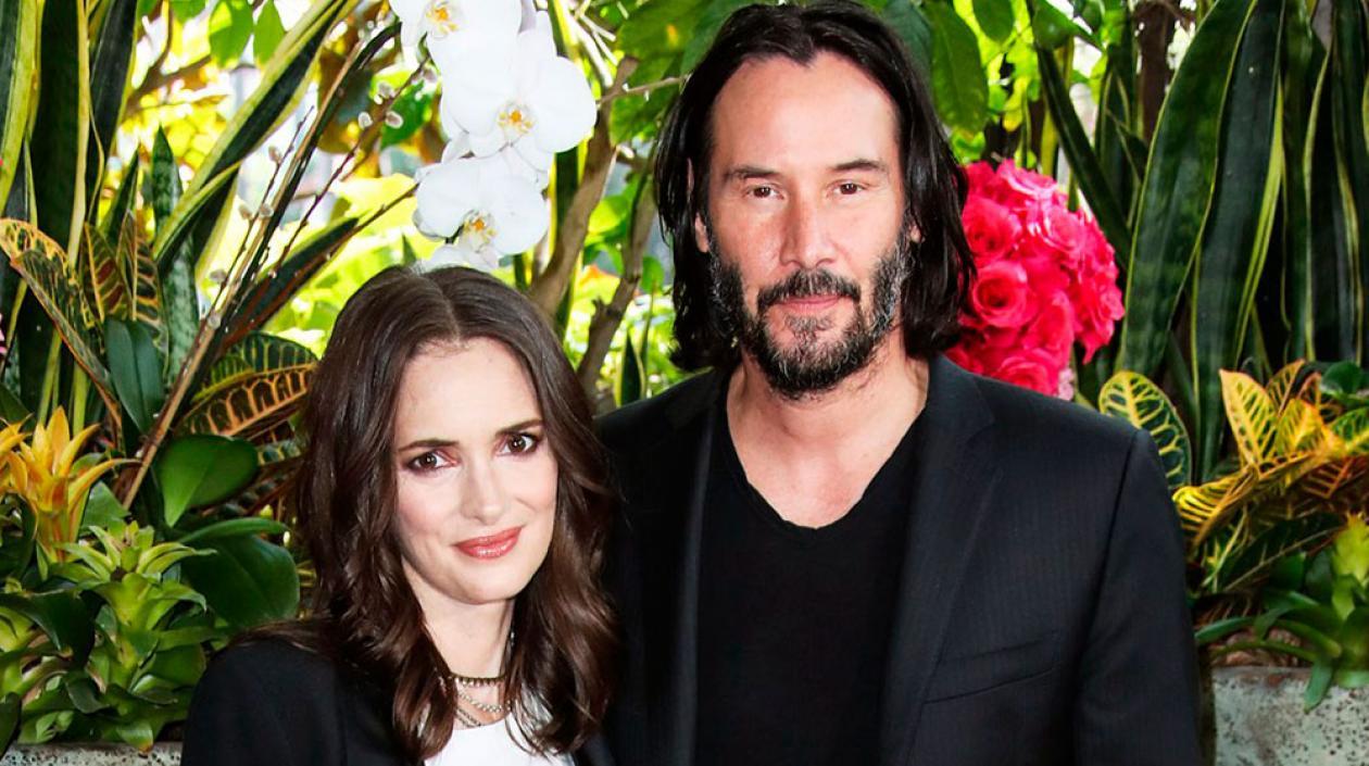 Los actores Winona Ryder y Keanu Reeves.
