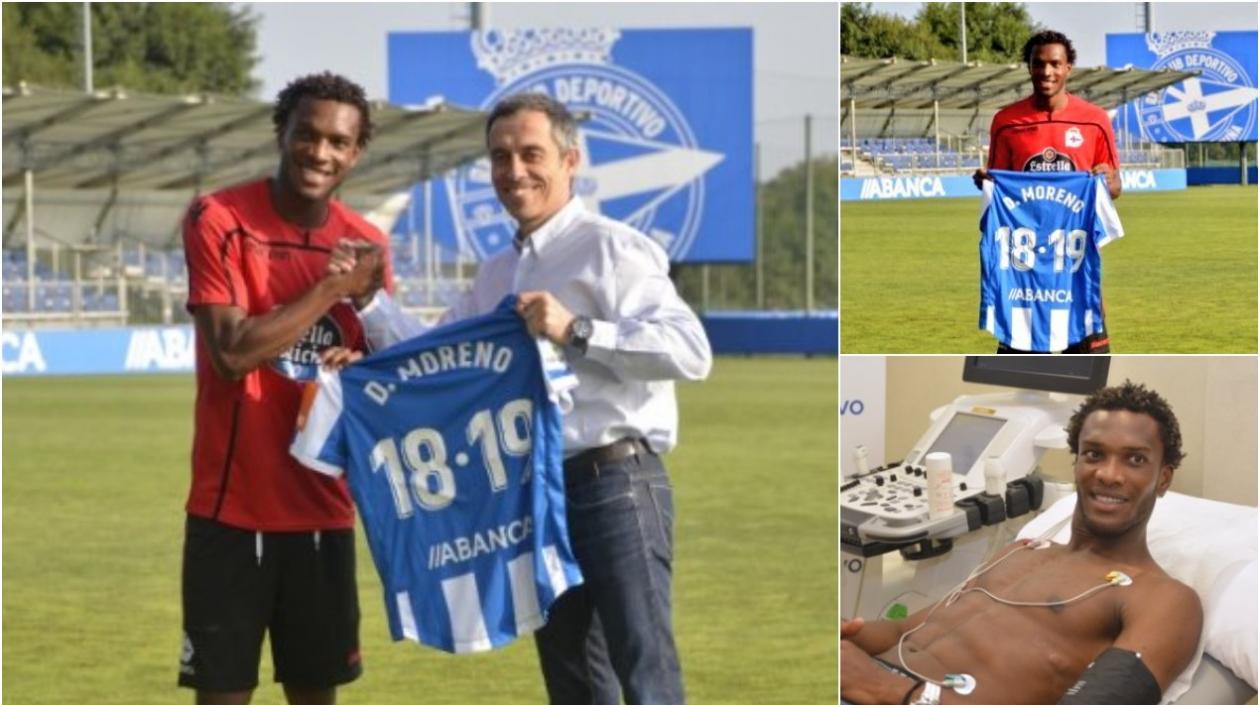 Didier Moreno, nuevo jugador de RC Deportivo.