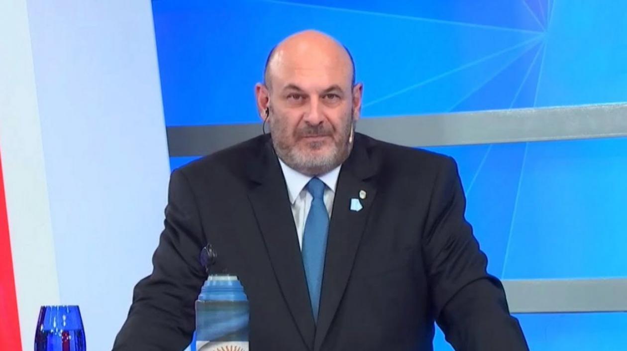 El periodista Santiago Cuneo. 