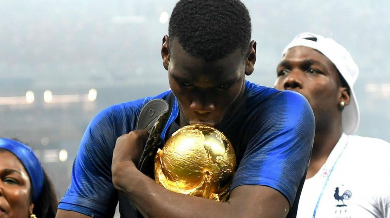Paul Pogba, campeón del mundo con Francia. 