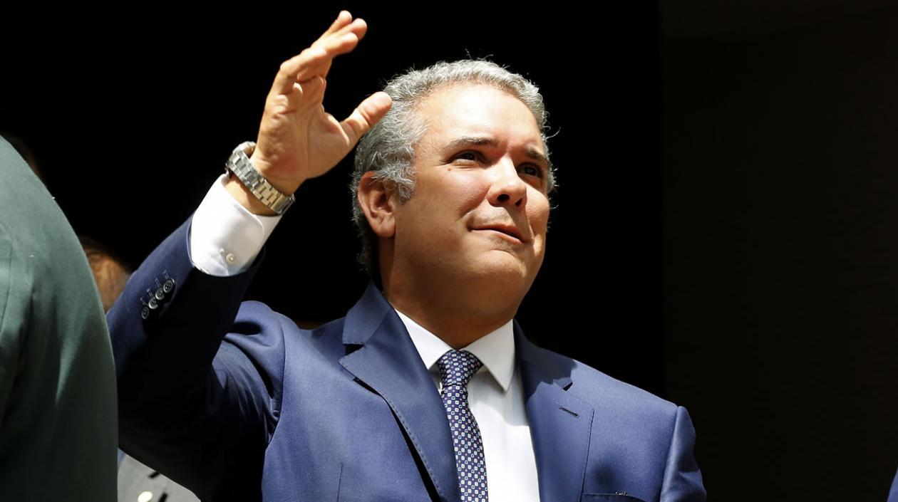 El presidente de Colombia, Iván Duque