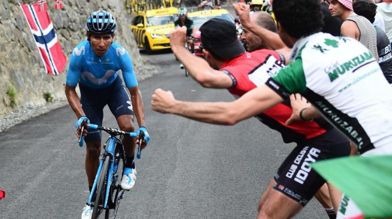 Nairo Quintana, ciclista colombiana. 