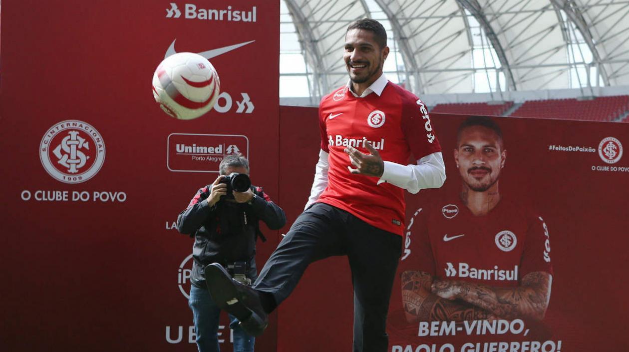 Paolo Guerrero, delantero peruano. 