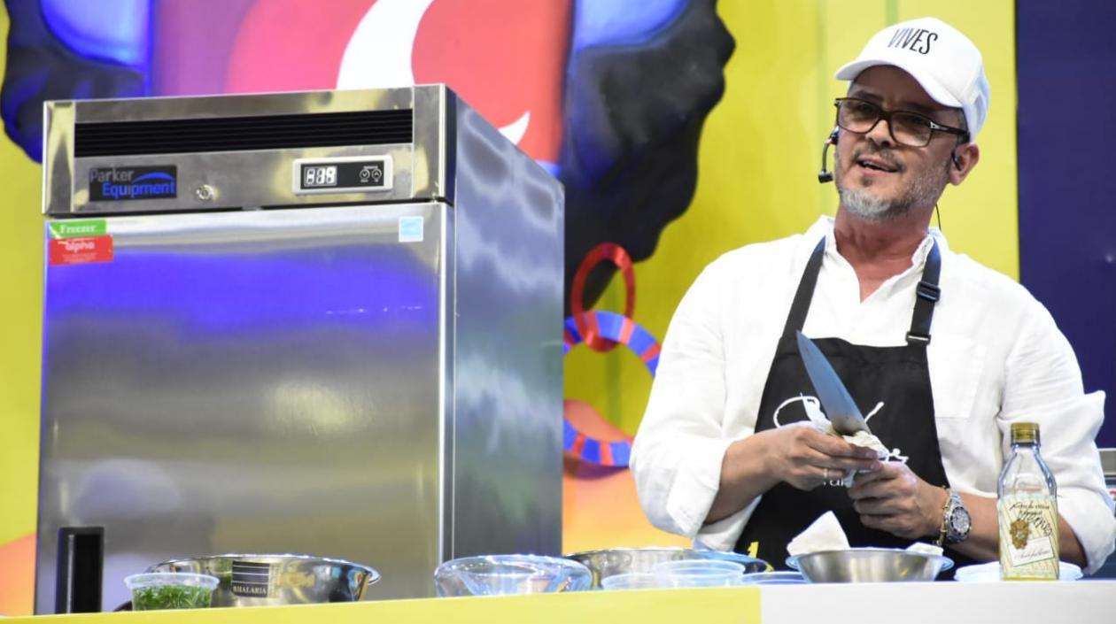 El chef samario Guillermo Vives.