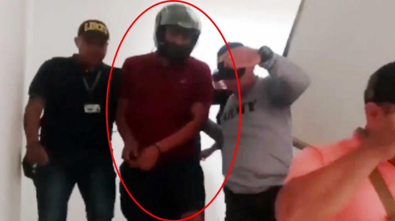 Armando José Castro Maldonado, a su salida de la audiencia.