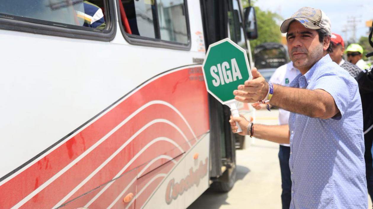 El Alcalde Alejandro Char.