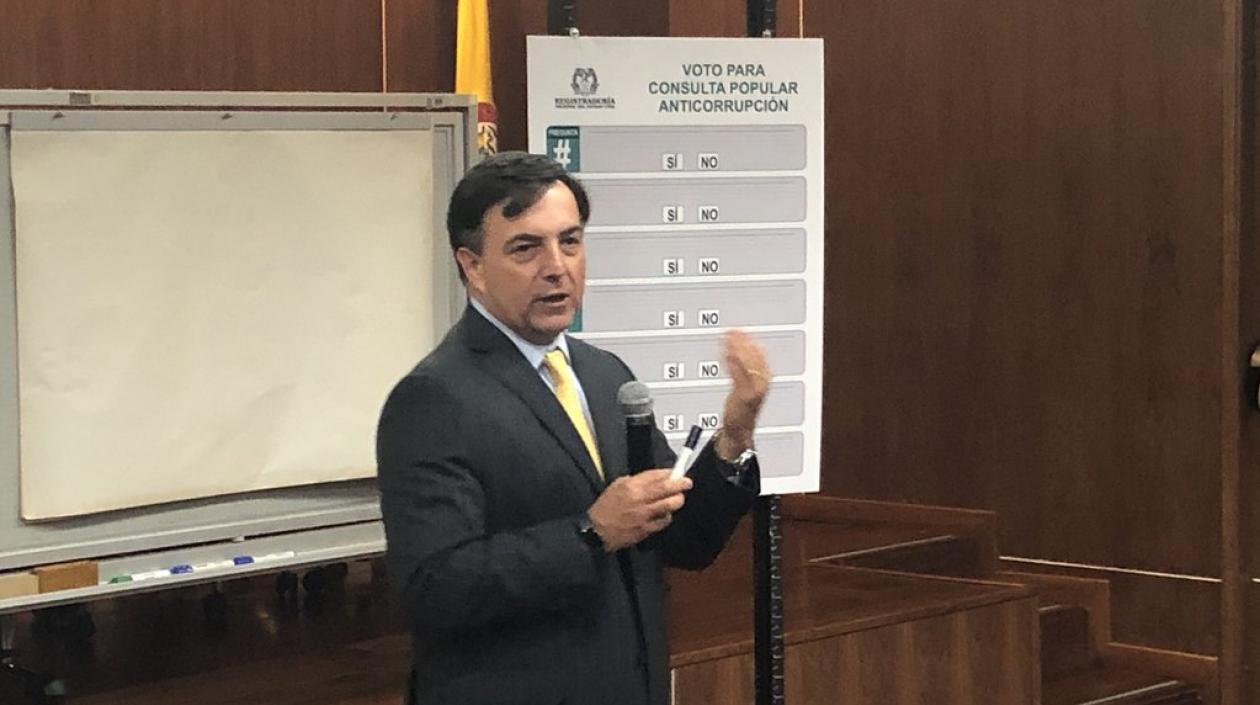 Juan Carlos Galindo, registrador nacional.