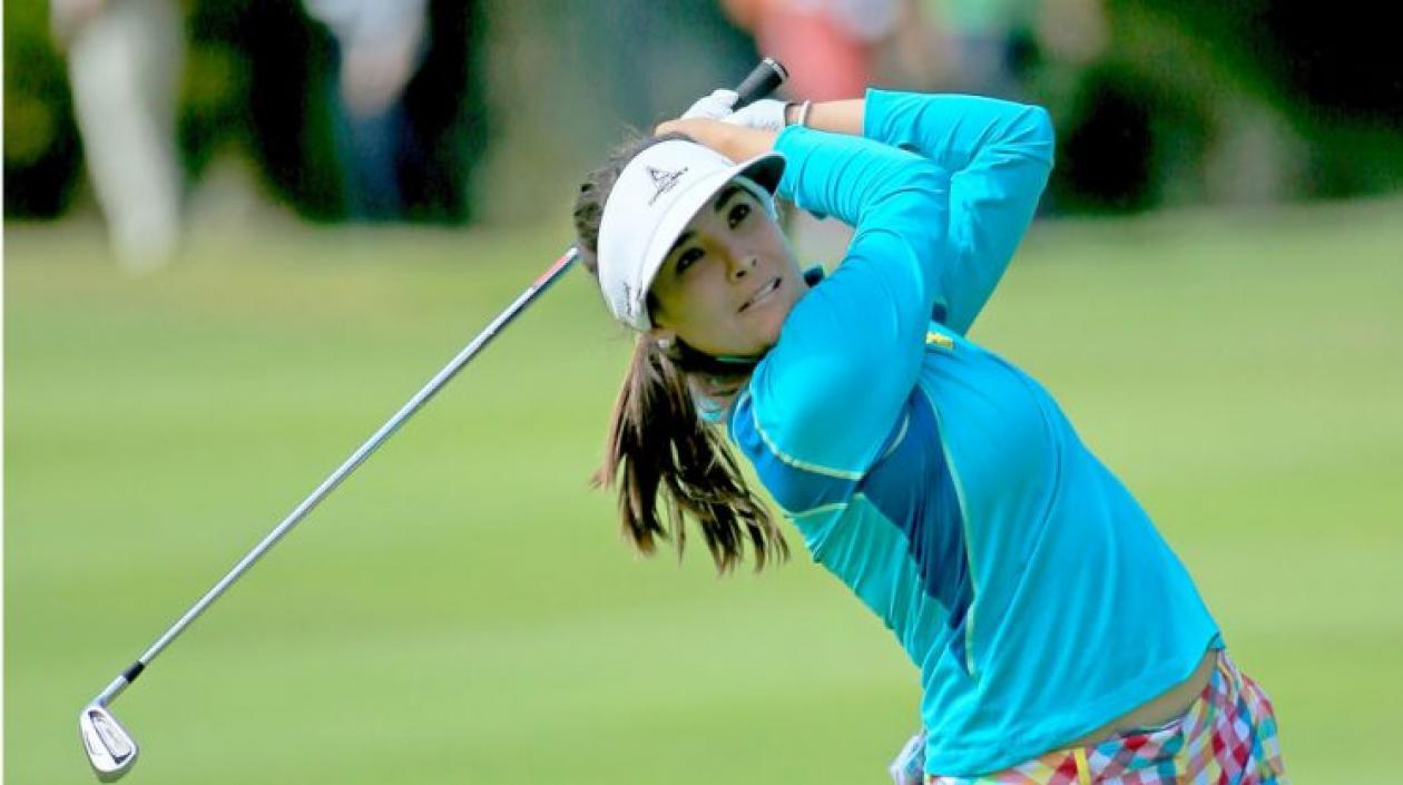 Mariajo Uribe firmó una tarjeta impecable, con ocho 'birdies' y ni un solo error.