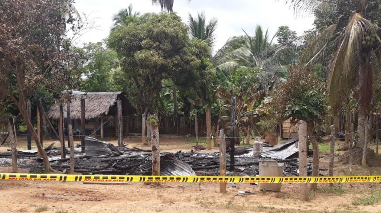 Lugar donde murieron 5 niños en Córdoba.