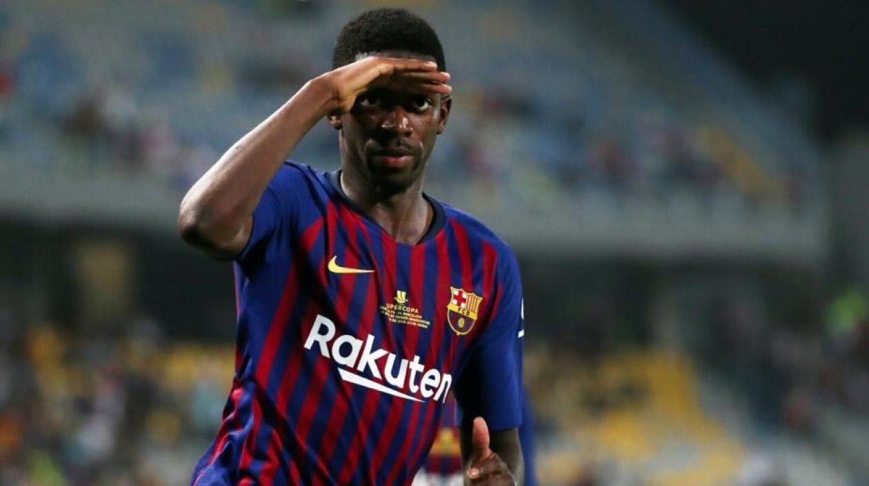 El francés Ousmane Dembelé dio la victoria al Barcelona
