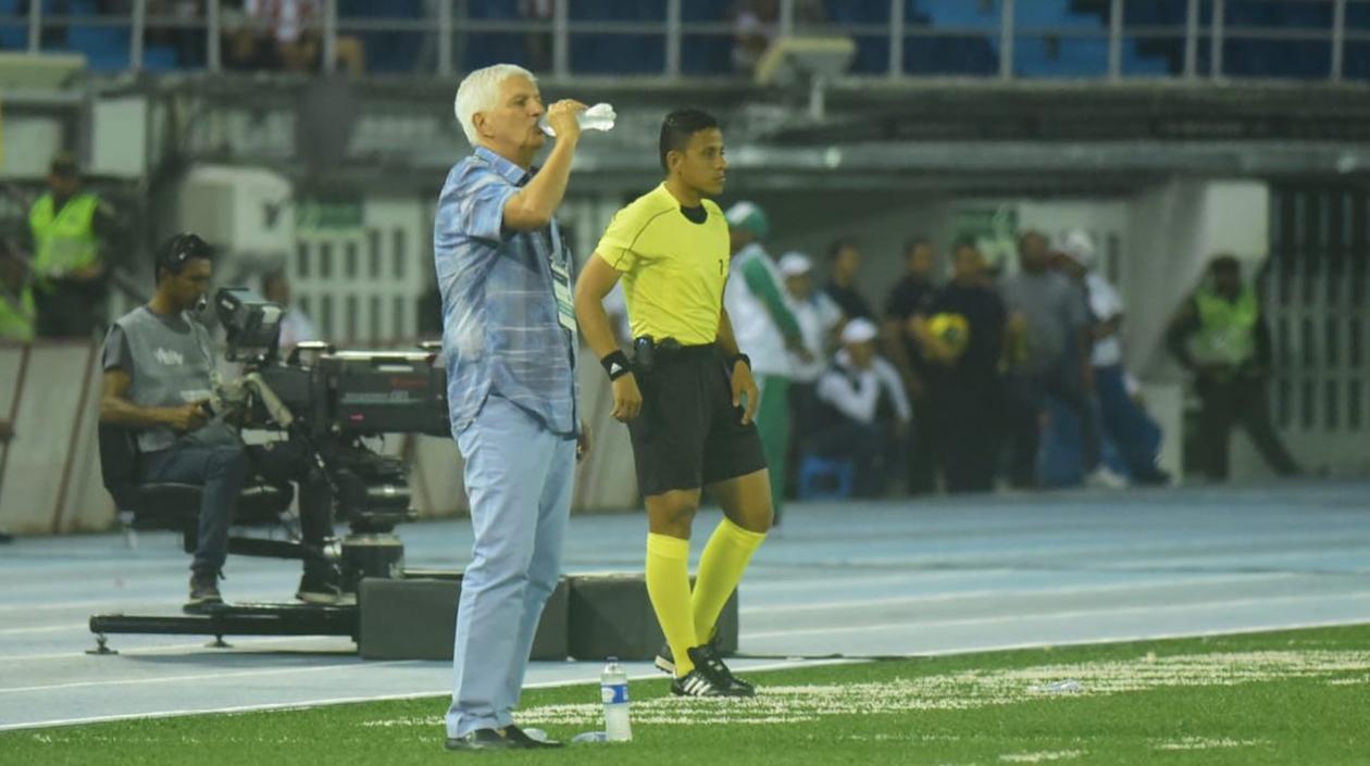 Julio Comesaña, DT del Junior.