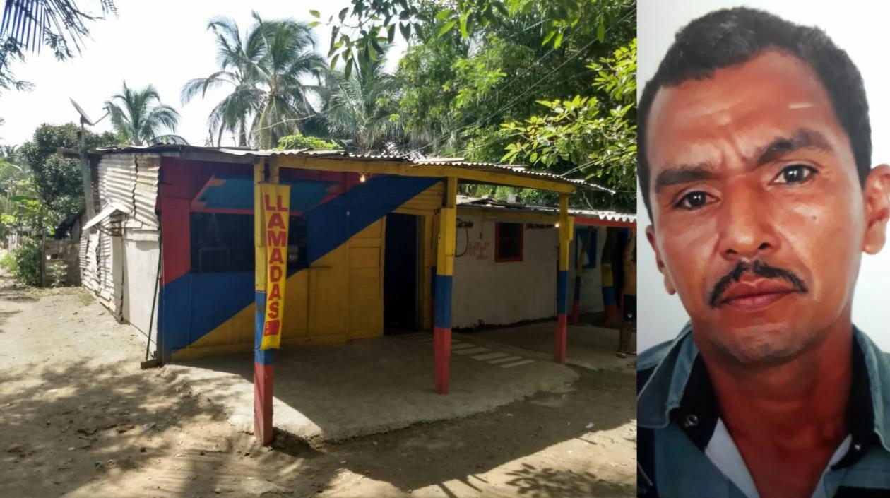 El hombre habría agredido a su esposa dentro de esta humilde vivienda en el sector de La Loma. 